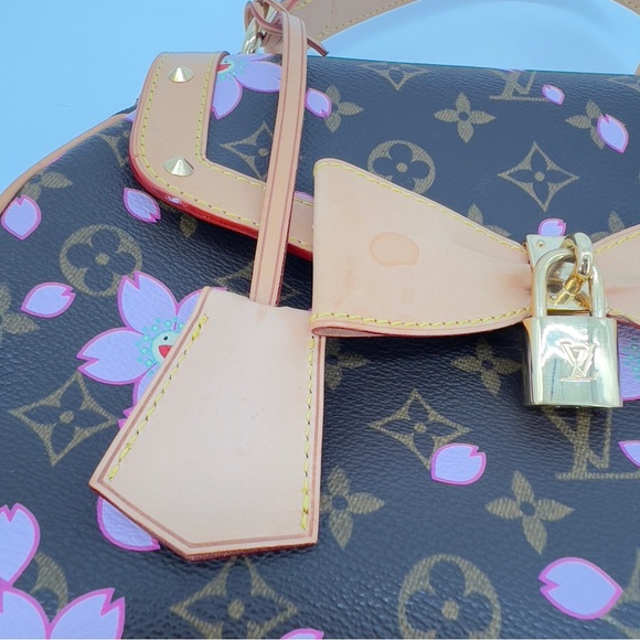 Preloved Louis Vuitton Vintage Monogram Cherry Blossom Sac Retro with Wallet - Picture 9 of 15
